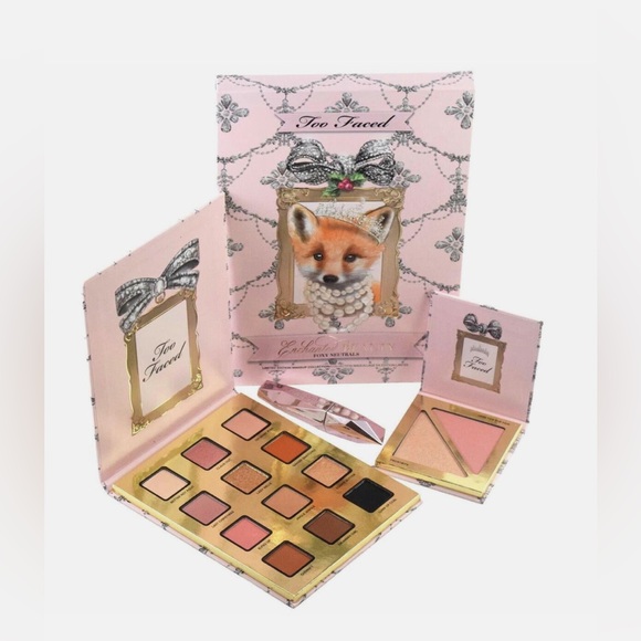 Too Faced Enchanted Beauty Foxy Neutrals Holiday Set AUTHENTIC NIB $155 Val. - Picture 7 of 9